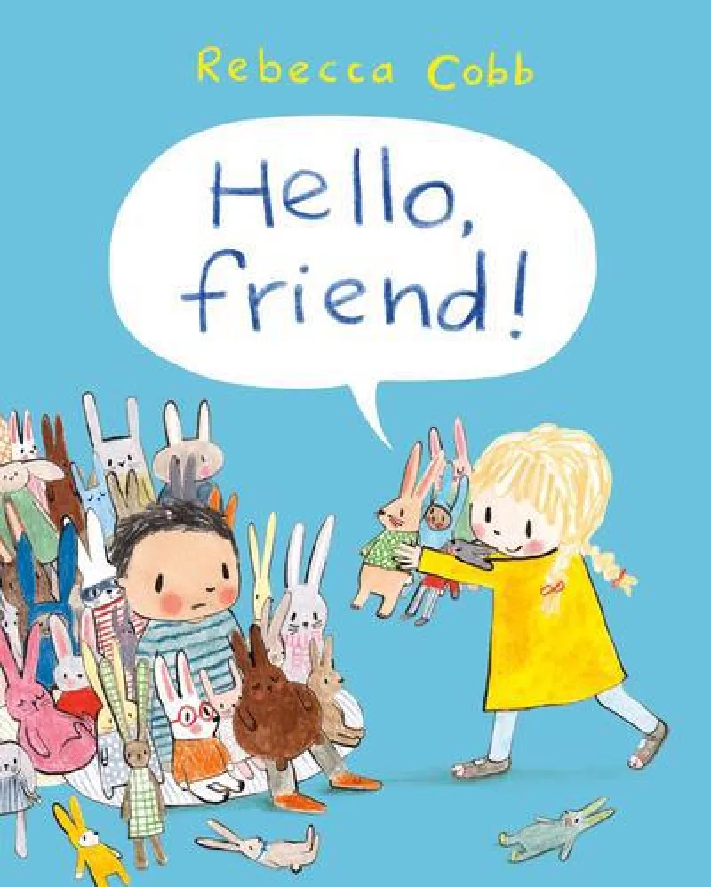 Book cover for 'Hello, Friend!'