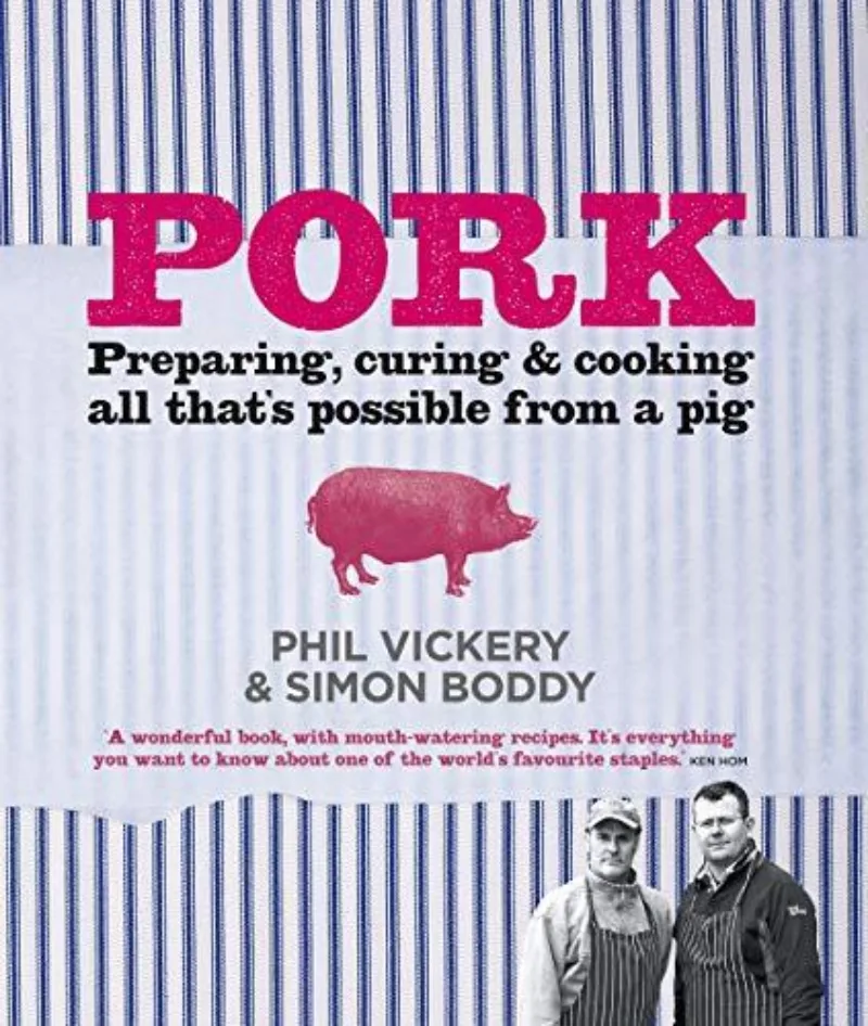 Book cover for 'Pork: Preparing, Curing and Cooking All That's Possible from a Pig'