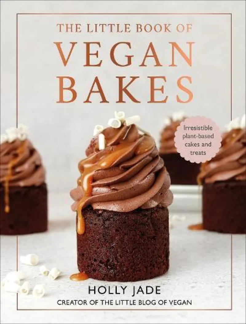Book cover for 'The Little Book of Vegan Bakes'