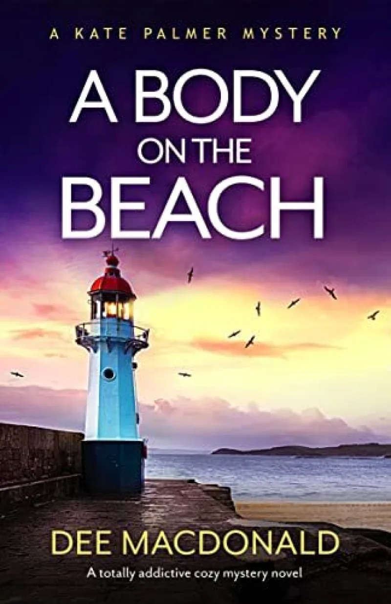 Book cover for 'A Body on the Beach'