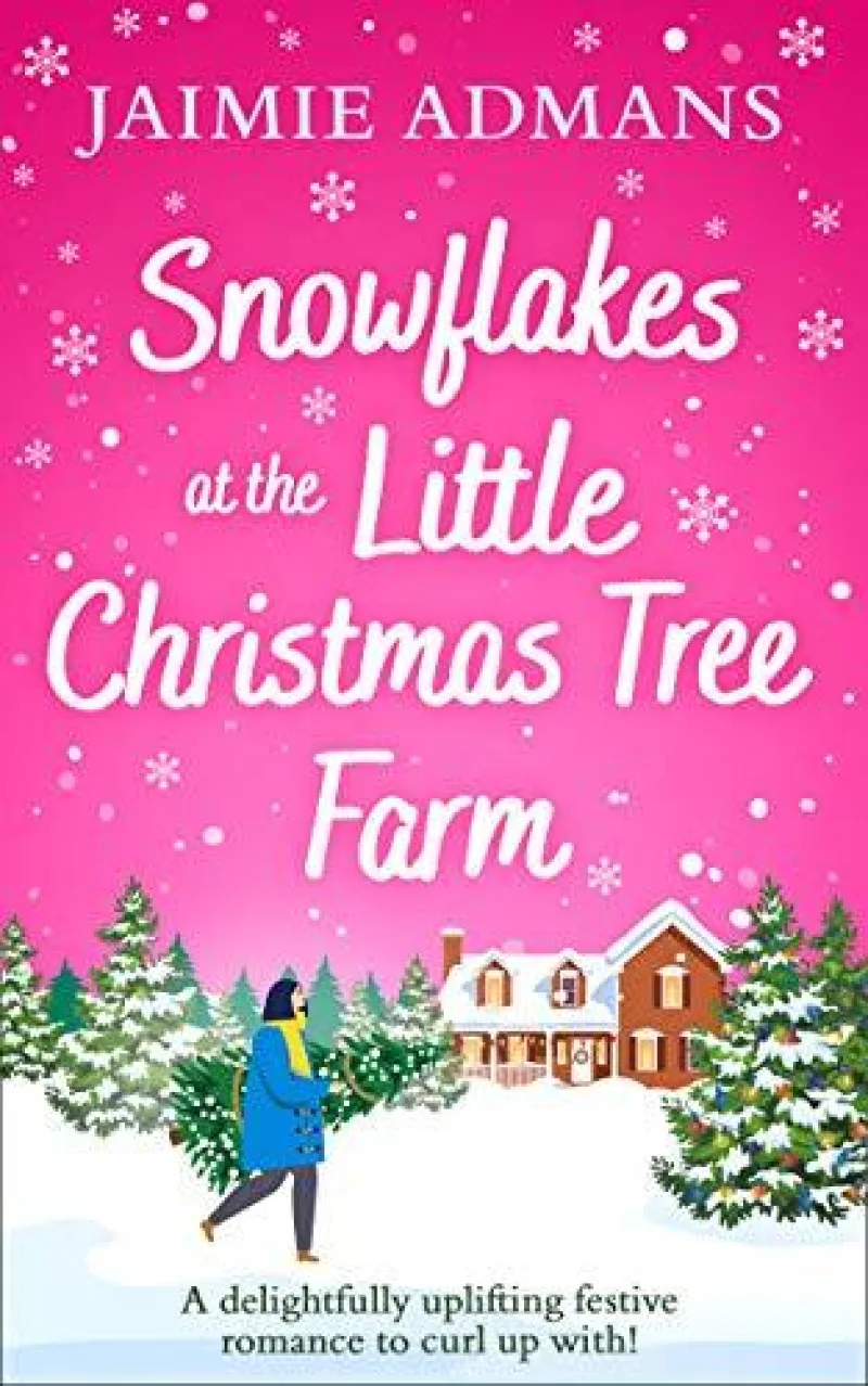 Book cover for 'Snowflakes at the Little Christmas Tree Farm'