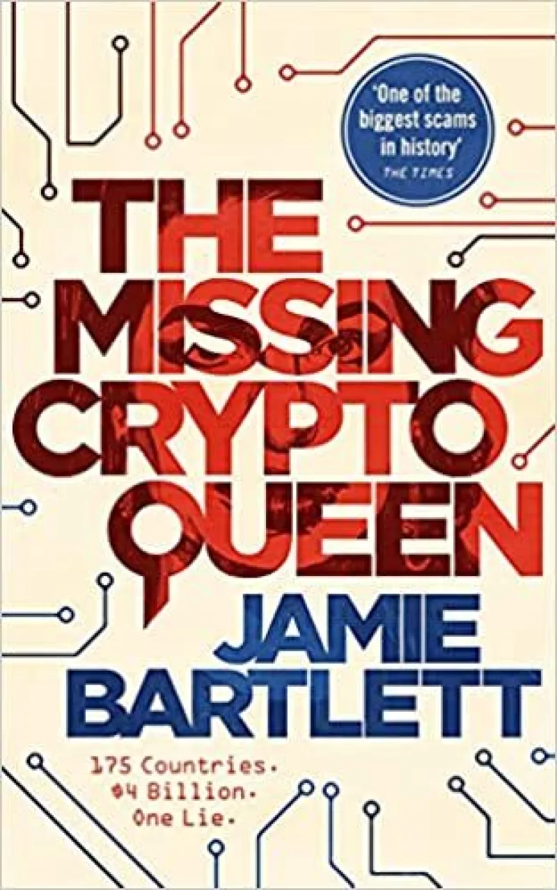 Book cover for 'The Missing Cryptoqueen'