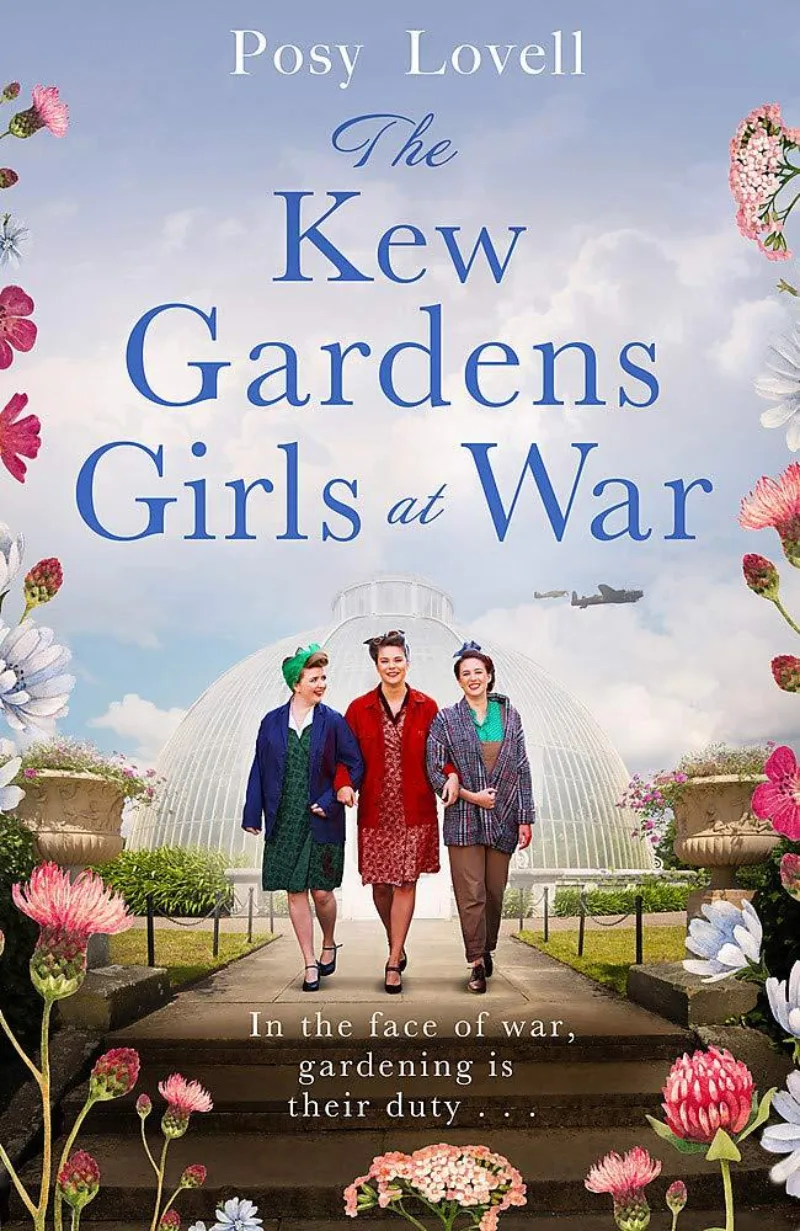 Book cover for 'The Kew Gardens Girls at War'