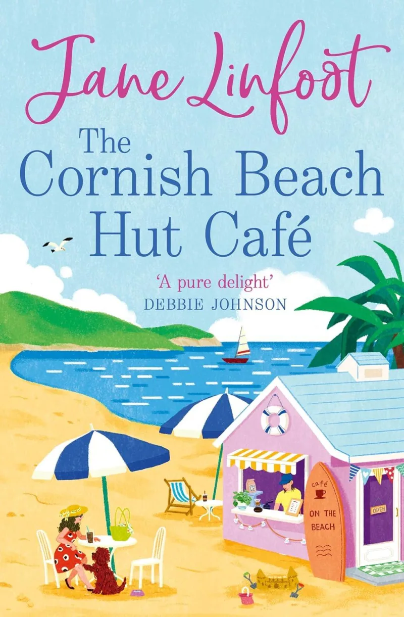 Book cover for 'The Cornish Beach Hut Café'