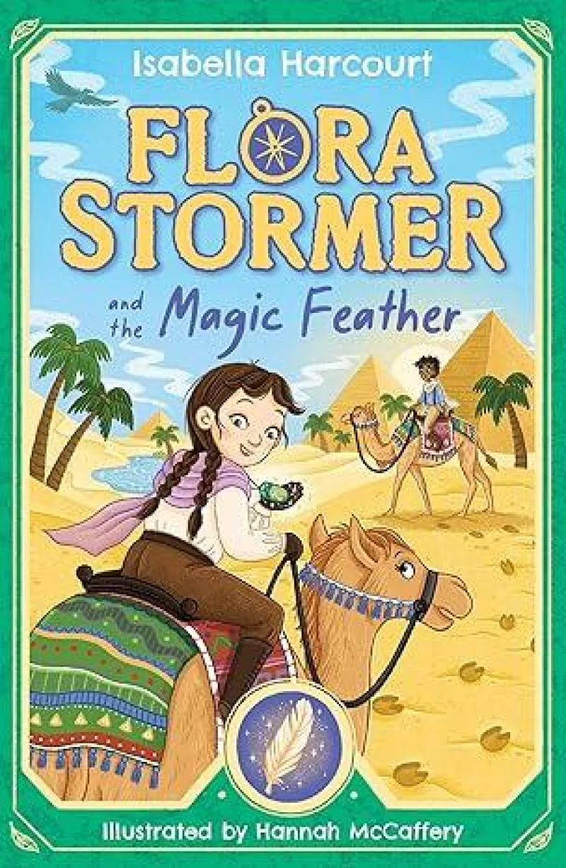 Book cover for 'Flora Stormer and the Magic Feather'