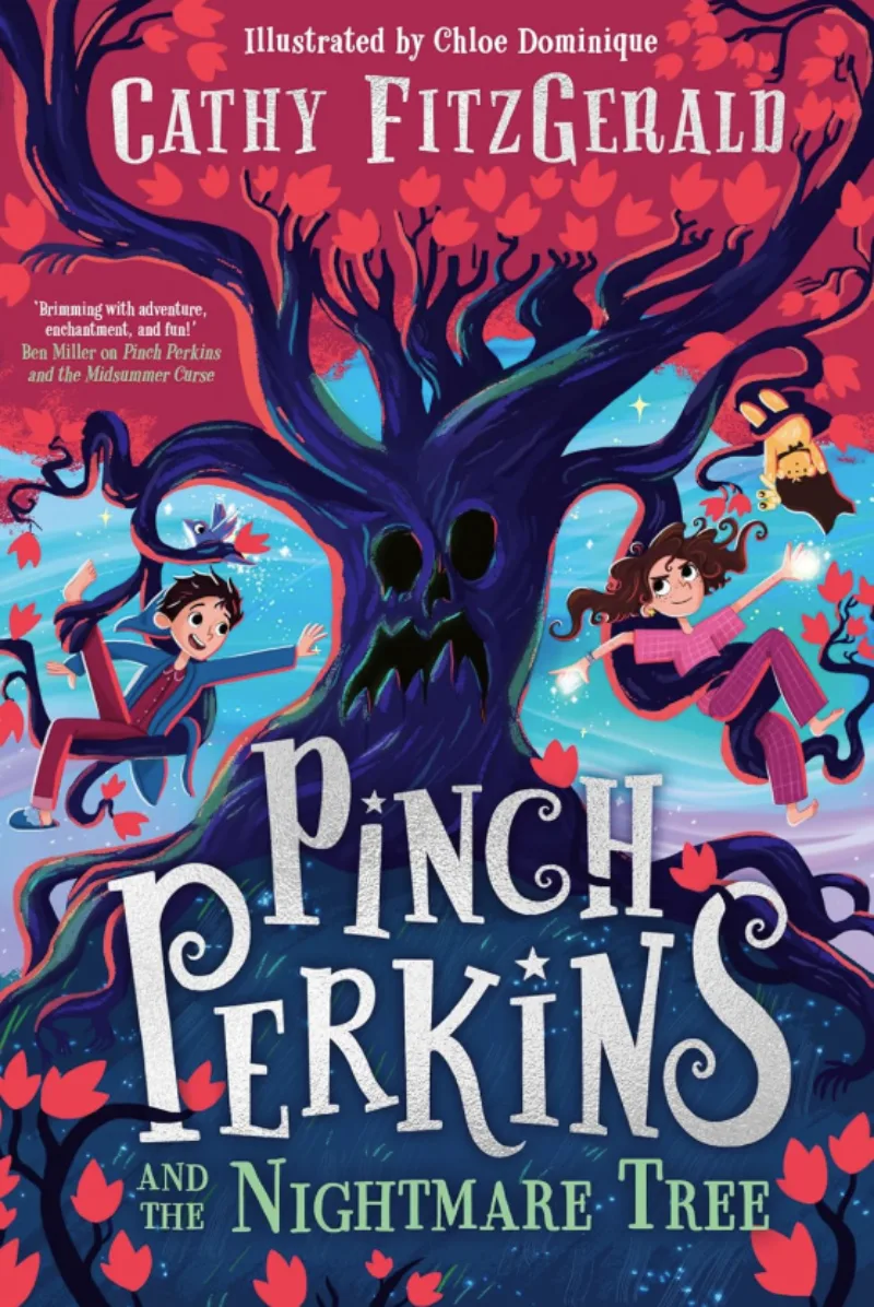Book cover for 'Pinch Perkins and the Nightmare Tree'