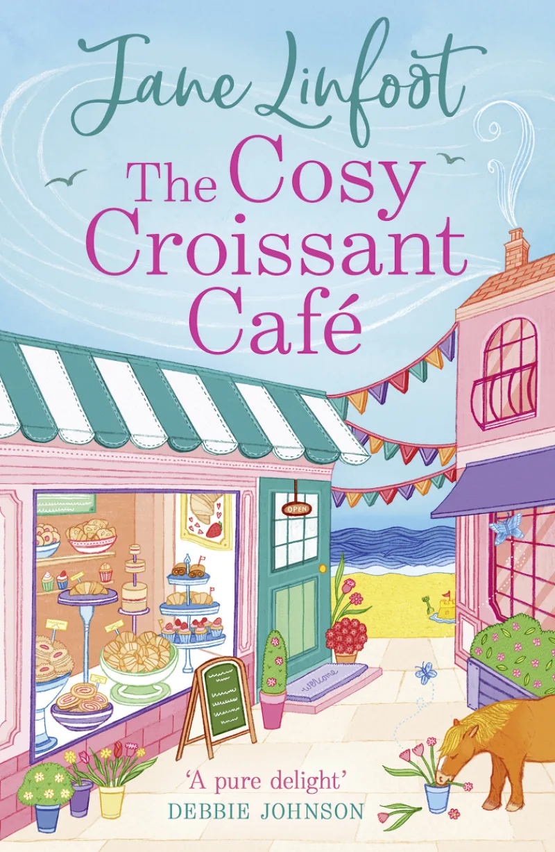 Book cover for 'The Cosy Croissant Café'