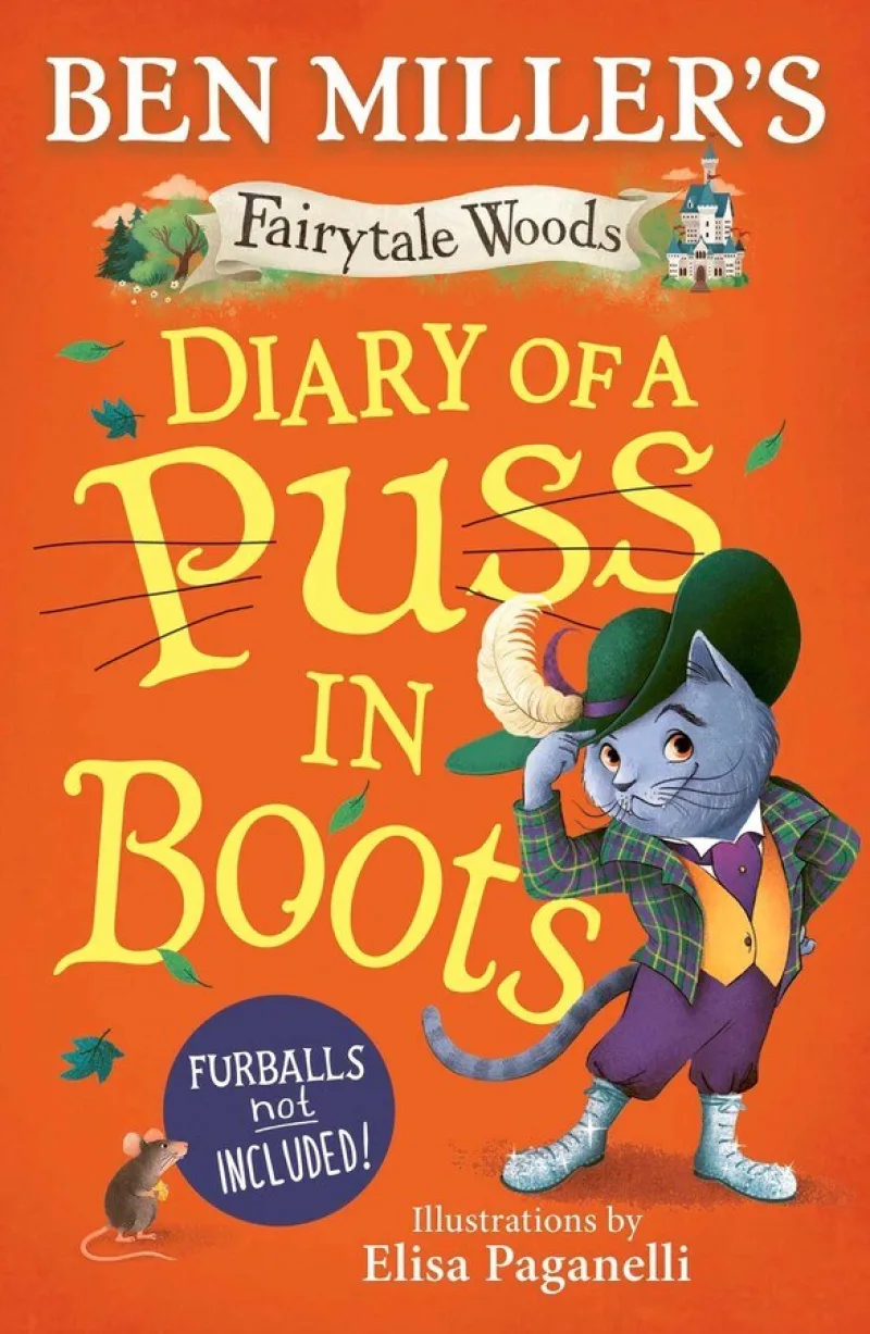 Book cover for 'Diary of a Puss in Boots'