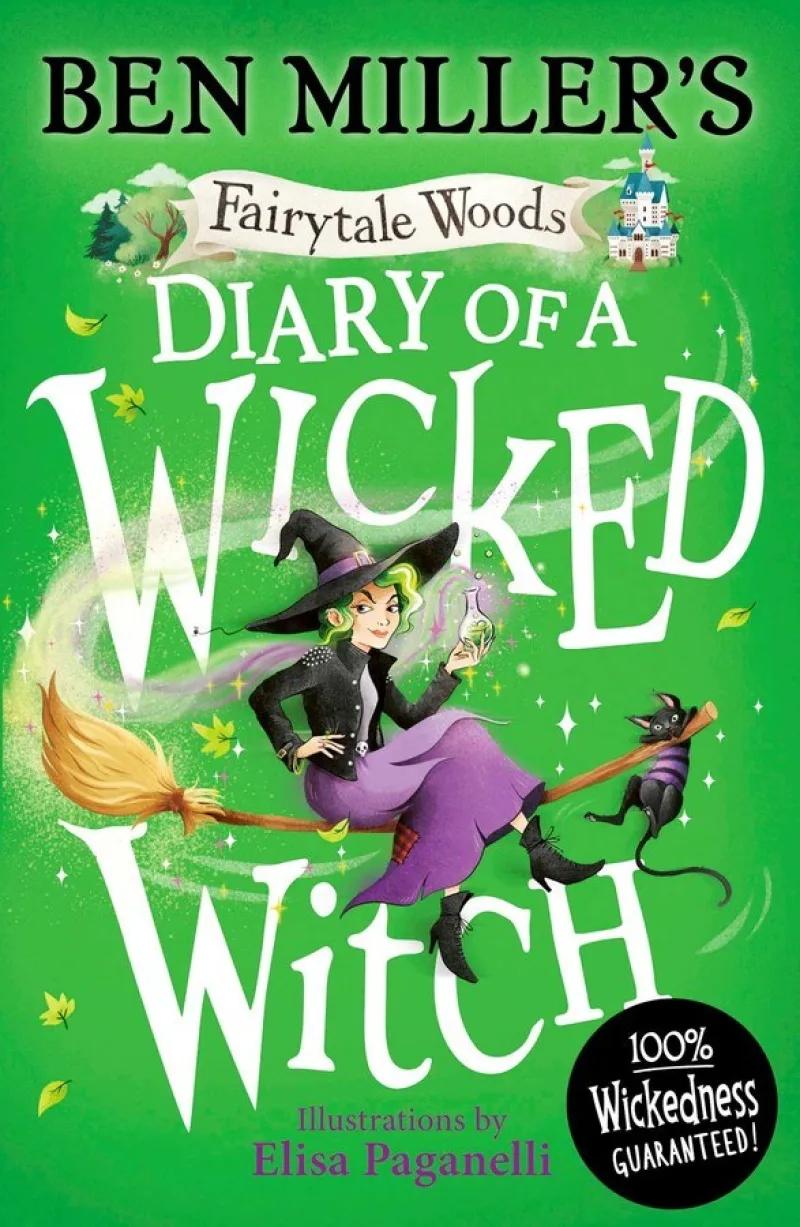 Book cover for 'Diary of a Wicked Witch'