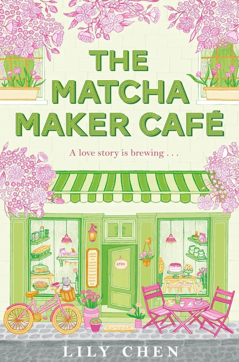 Book cover for 'The Matcha Maker Café'