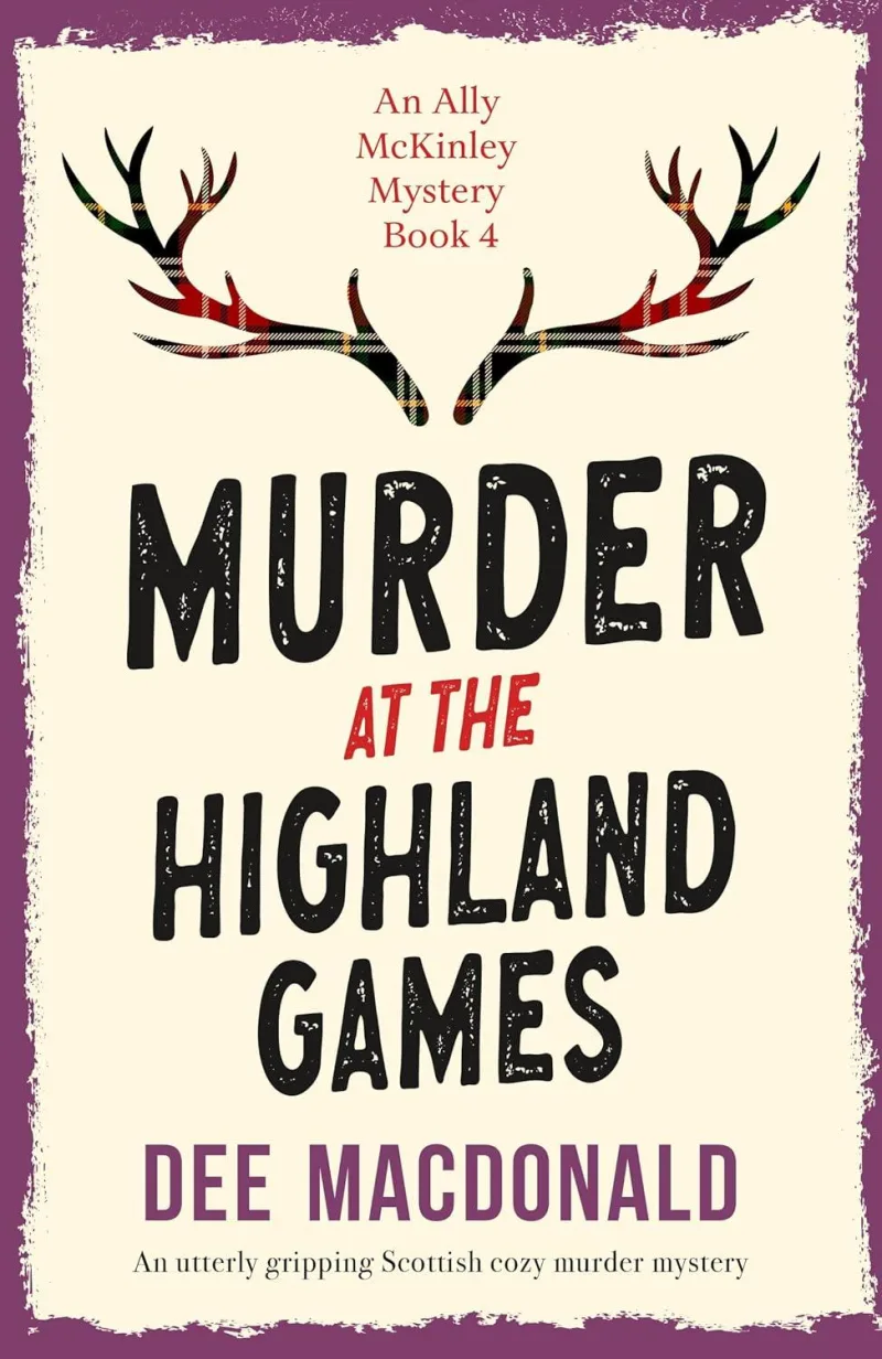 Book cover for 'Murder at the Highland Games'