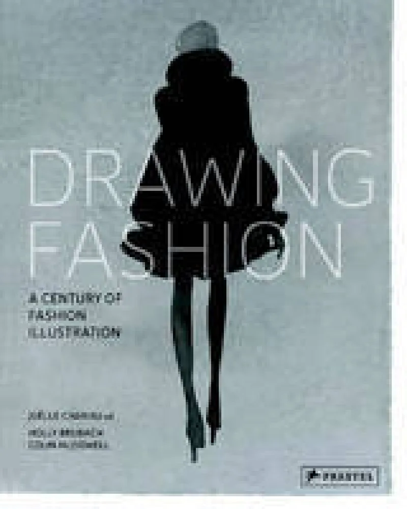 Book cover for 'Drawing Fashion: A Century of Fashion Illustration'