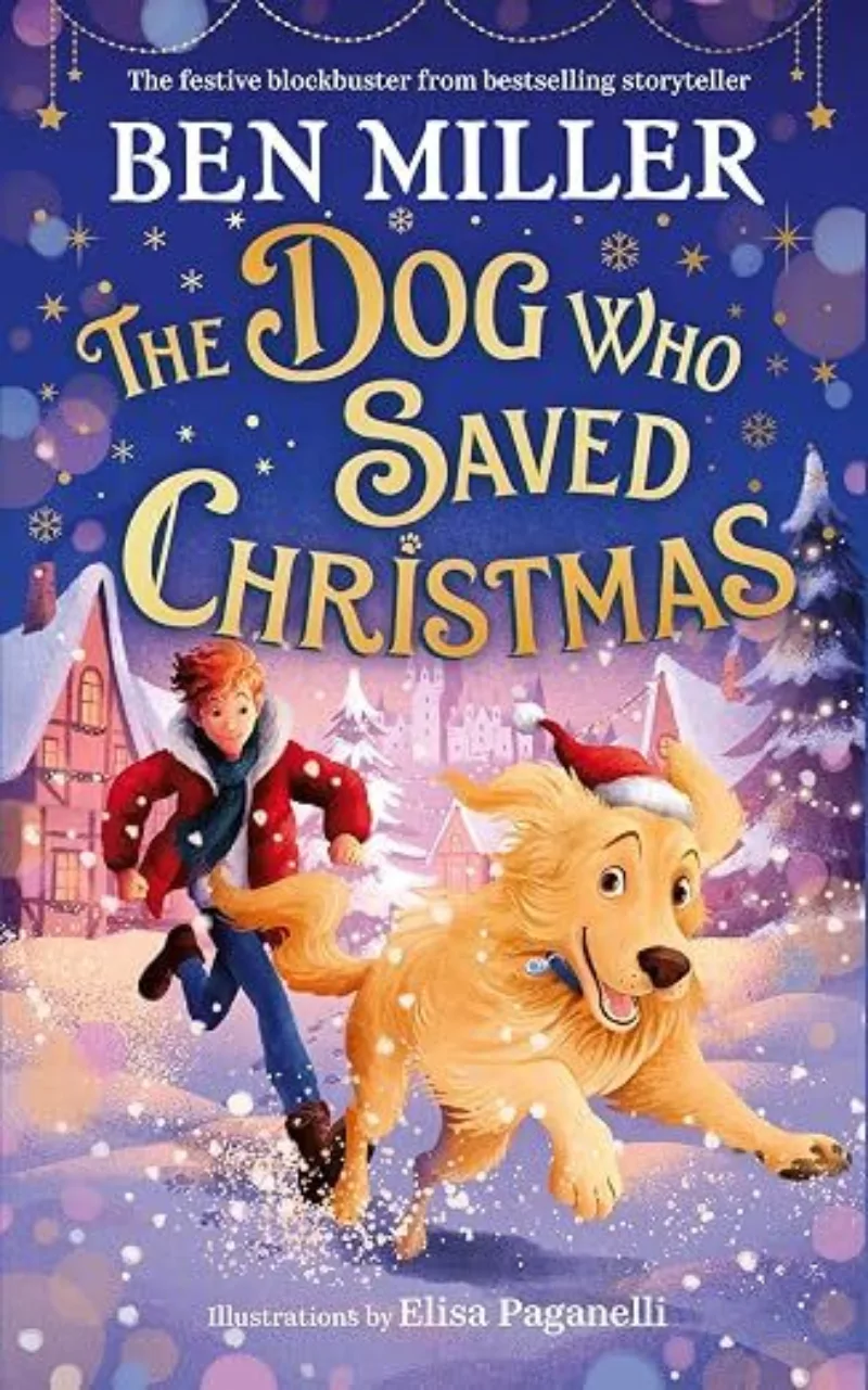 Book cover for 'The Dog Who Saved Christmas'