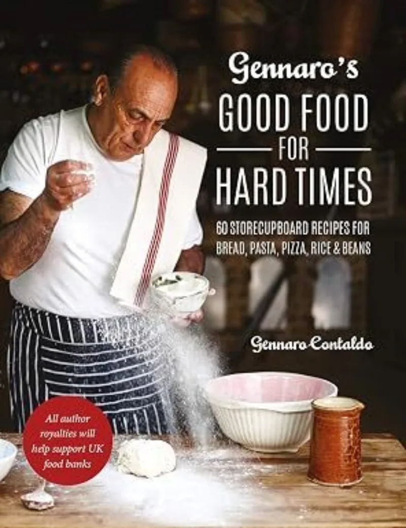 Book cover for 'Gennaro's Good Food for Hard Times'