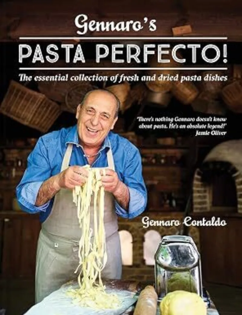 Book cover for 'Gennaro's Pasta Perfecto!: The essential collection of fresh and dried pasta dishes'