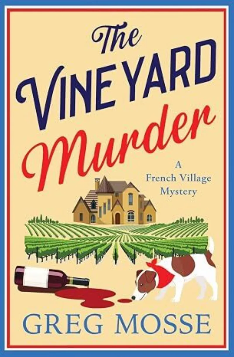 Book cover for 'The Vineyard Murder'