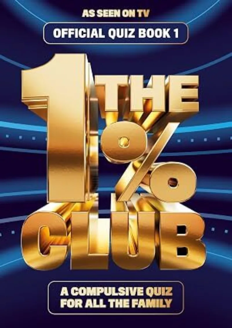 Book cover for 'The 1% Club Book Official Quiz Book'