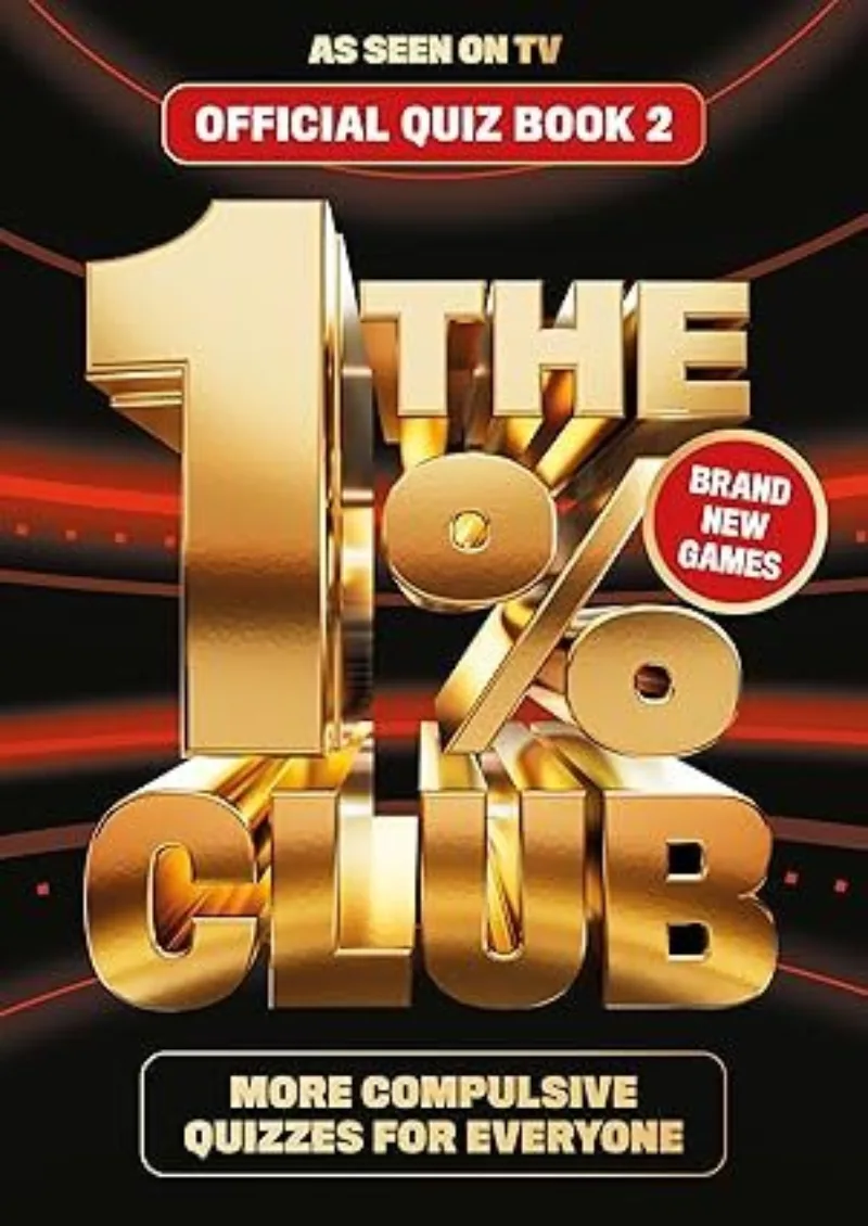Book cover for 'The 1% Club Official Quiz Book 2'