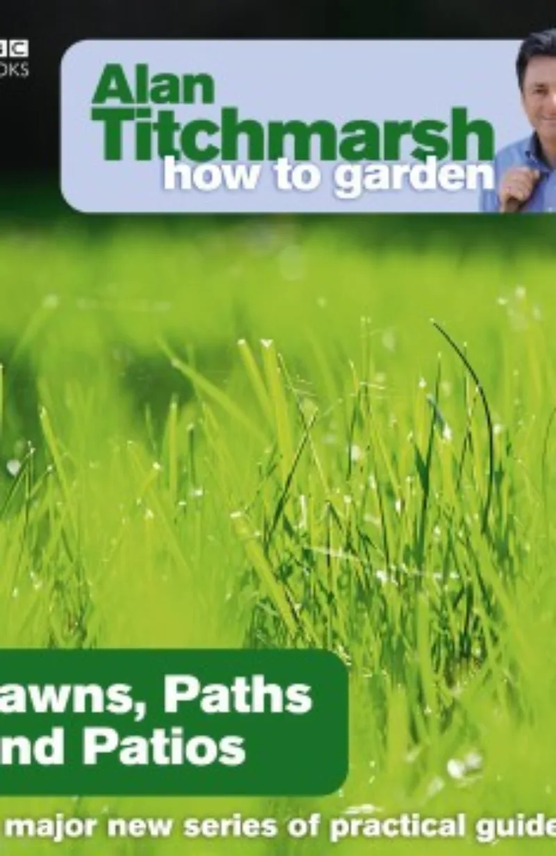 Book cover for 'How To Garden Lawns, Paths and Patios'