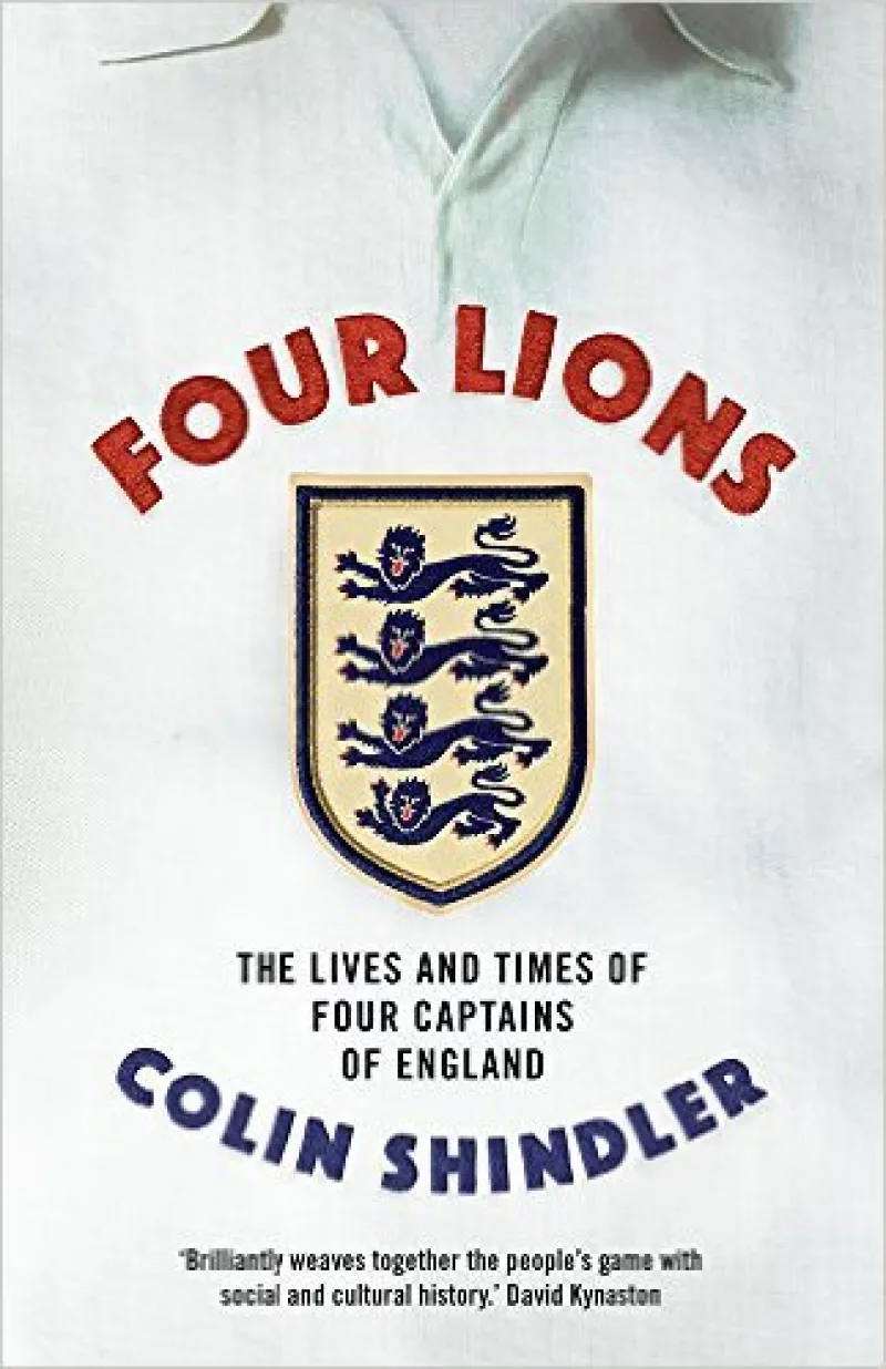Book cover for 'Four Lions: The Lives and Times of Four Captains of England'