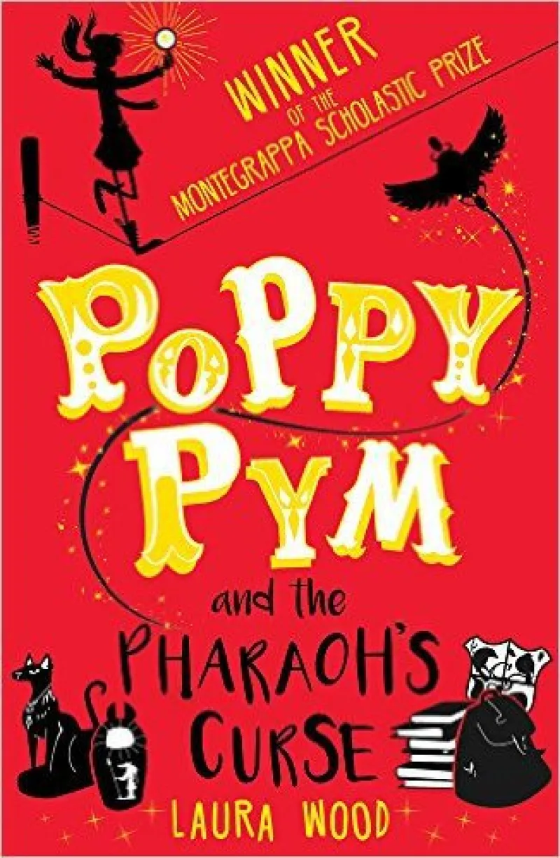 Book cover for 'Poppy Pym and the Pharaoh's Curse'