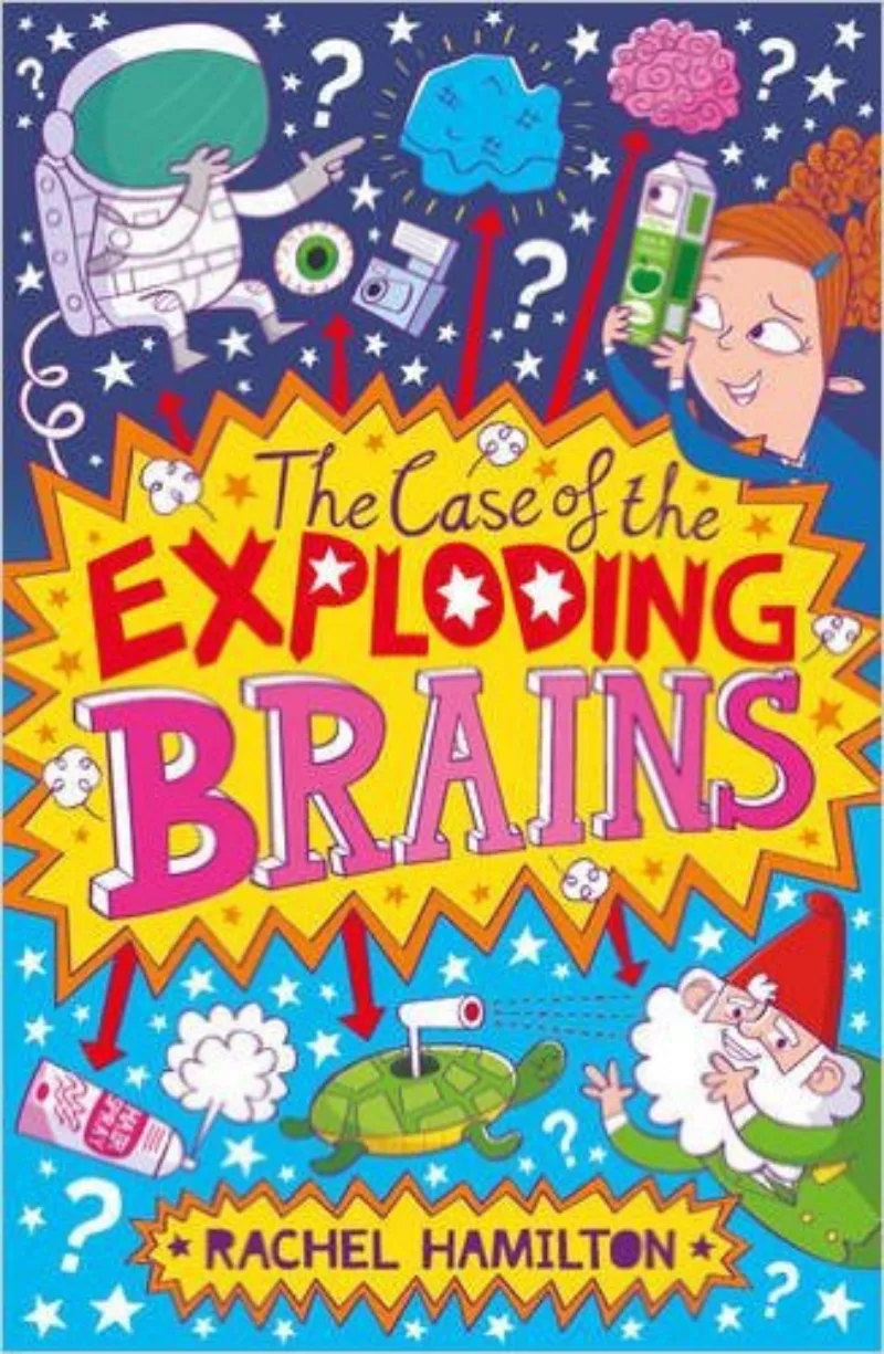 Book cover for 'The Case of the Exploding Brains'