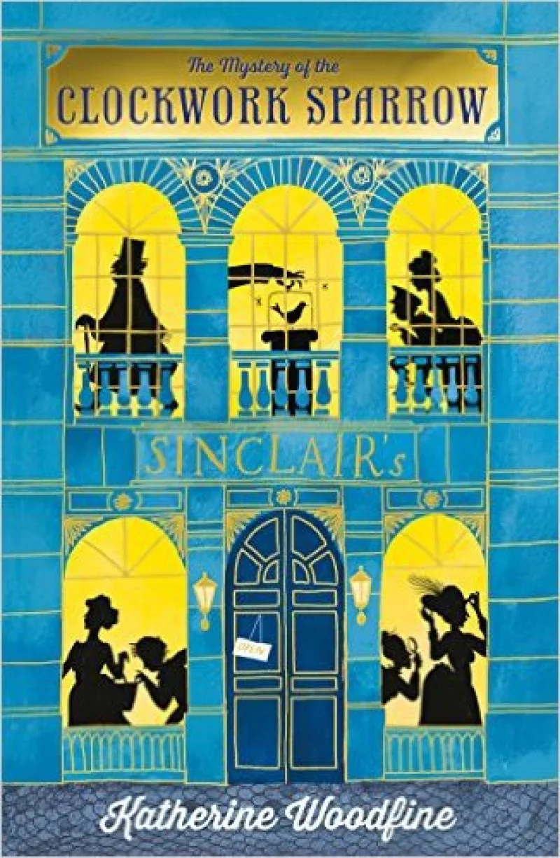 Book cover for 'The Clockwork Sparrow'