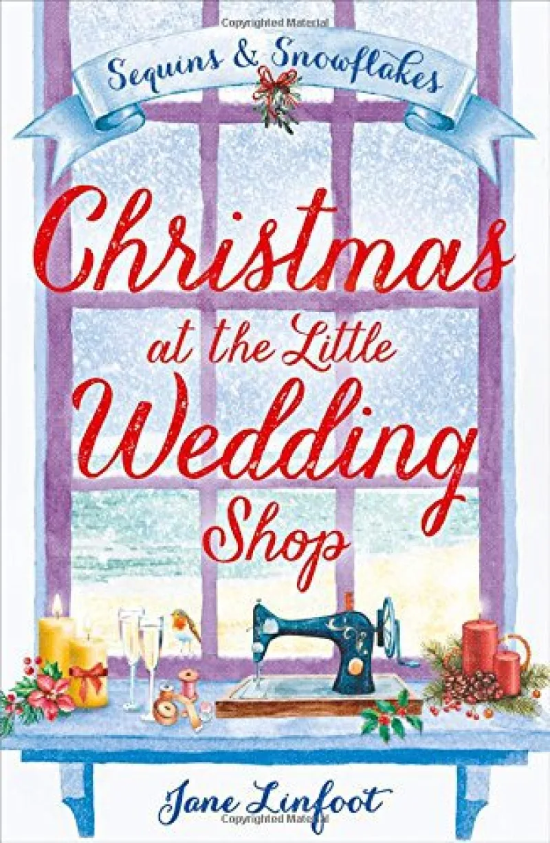 Book cover for 'Christmas at the Little Wedding Shop'