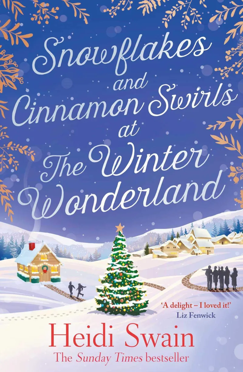 Book cover for 'Snowflakes and Cinnamon Swirls at the Winter Wonderland'
