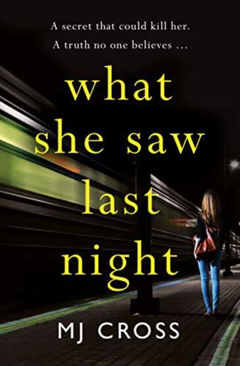 Book cover for 'What She Saw Last Night'