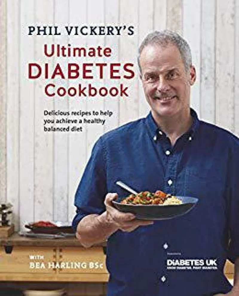 Book cover for 'Ultimate Diabetes Cookbook'