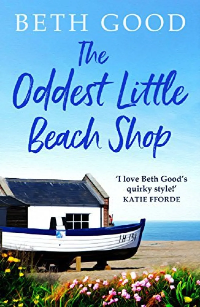 Book cover for 'The Oddest Little Beach Shop'