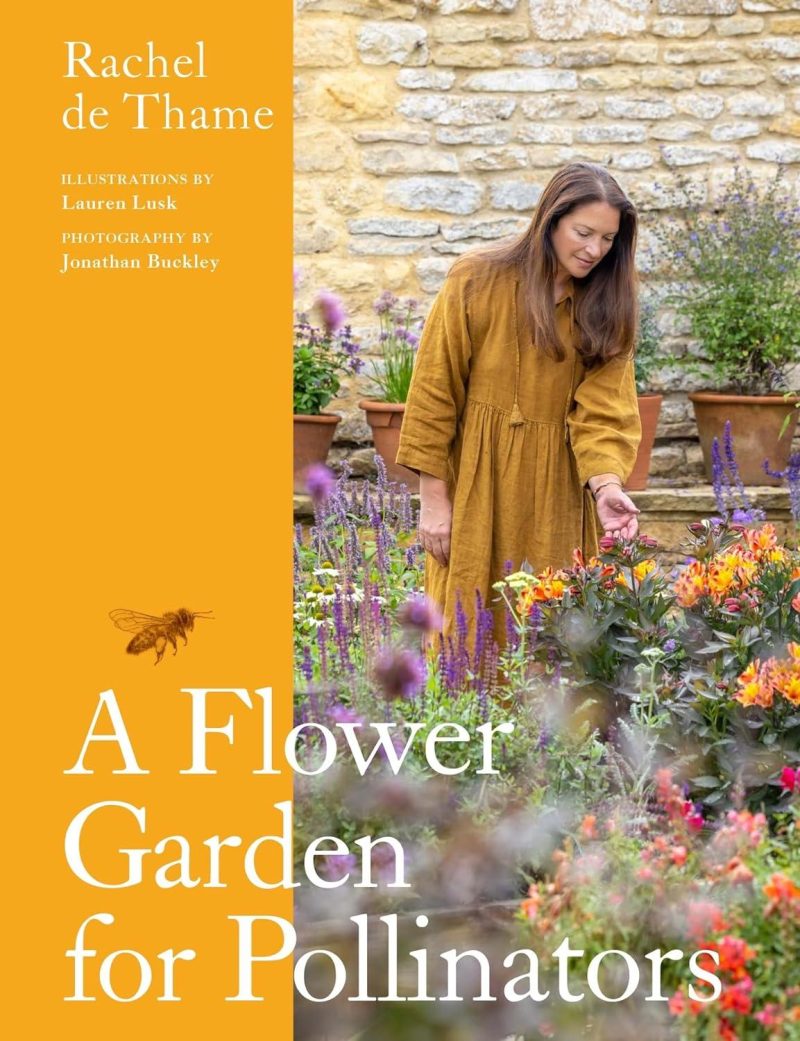 Book cover for 'A Flower Garden for Pollinators'
