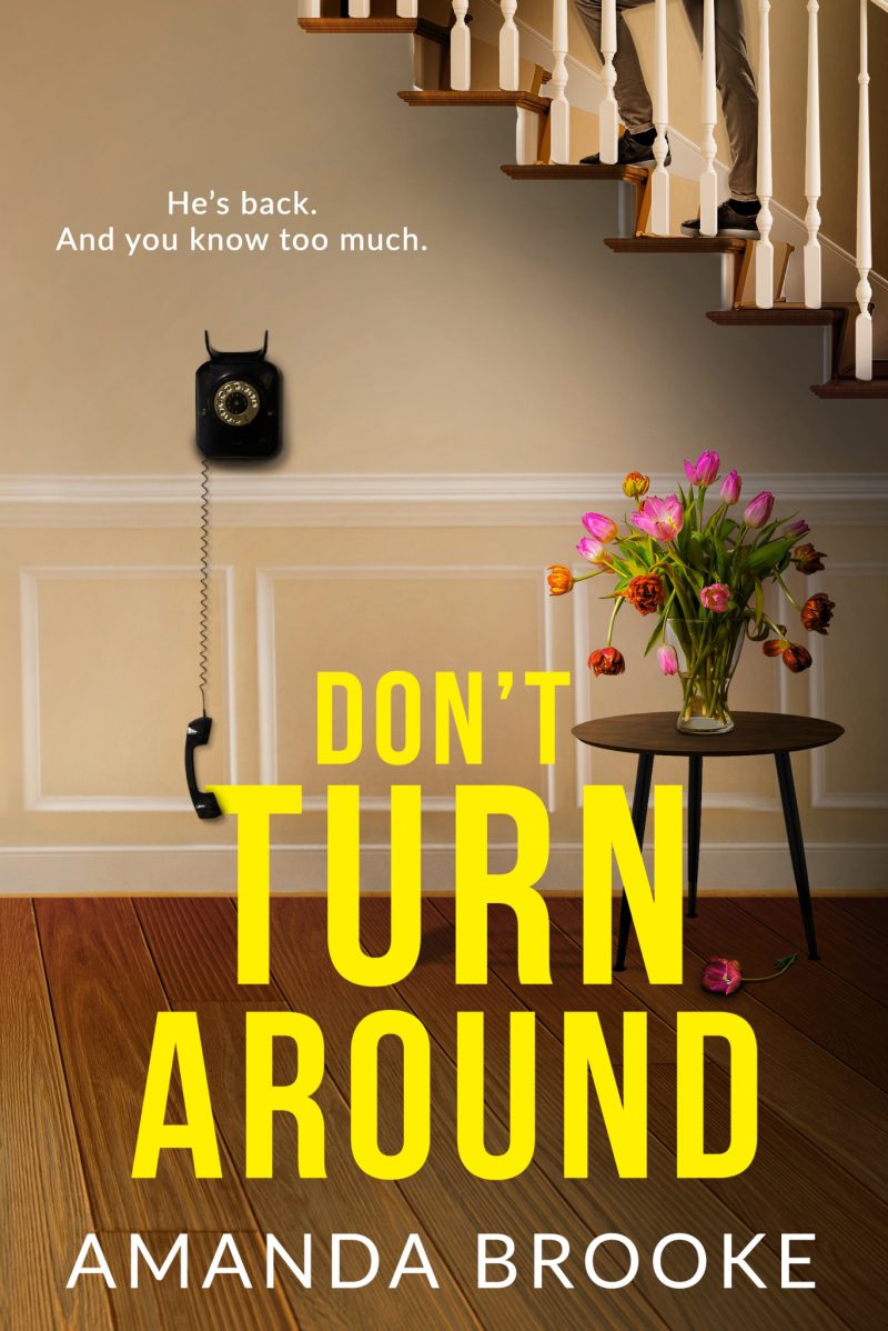 Book cover for 'Don't Turn Around'