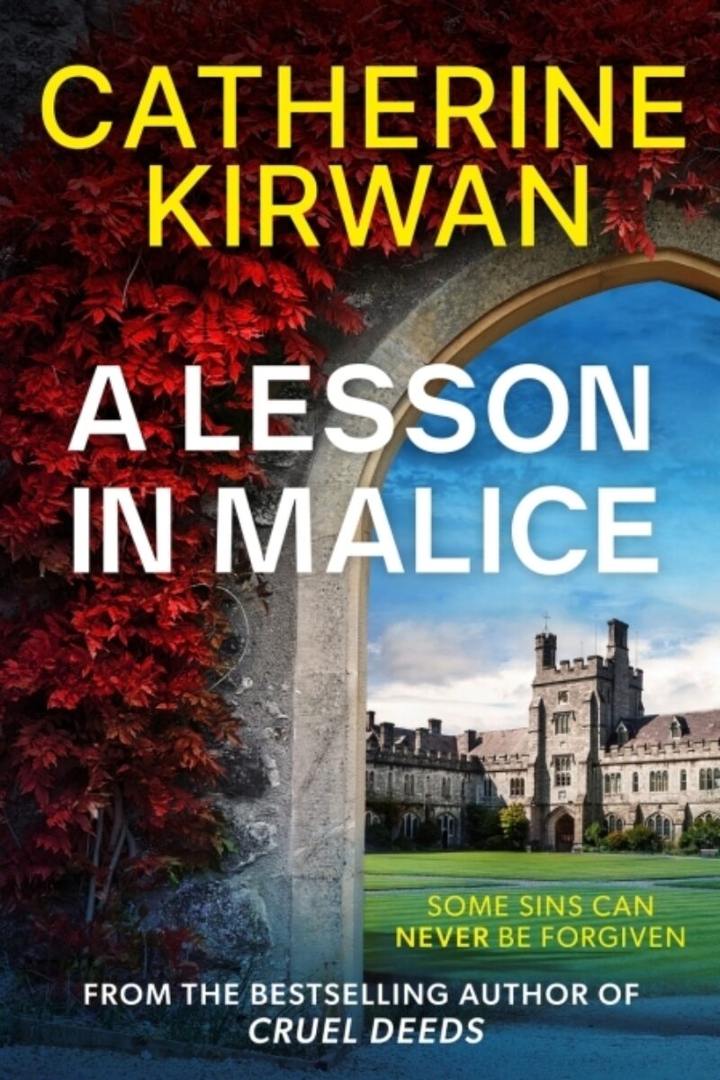 Book cover for 'A Lesson in Malice'