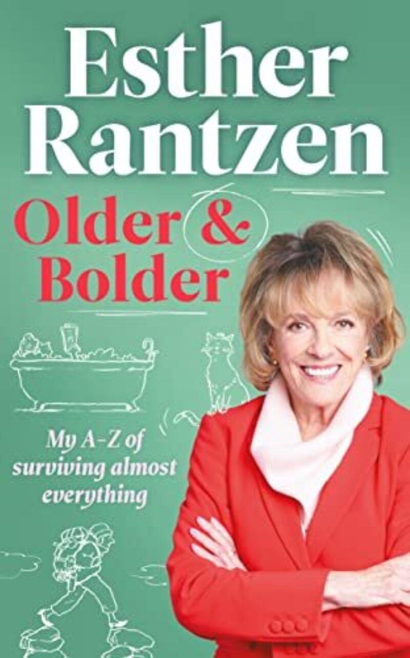 Book cover for 'Older and Bolder: My A-Z of surviving almost everything'
