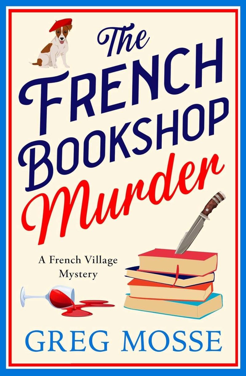 Book cover for 'The French Bookshop Murder'