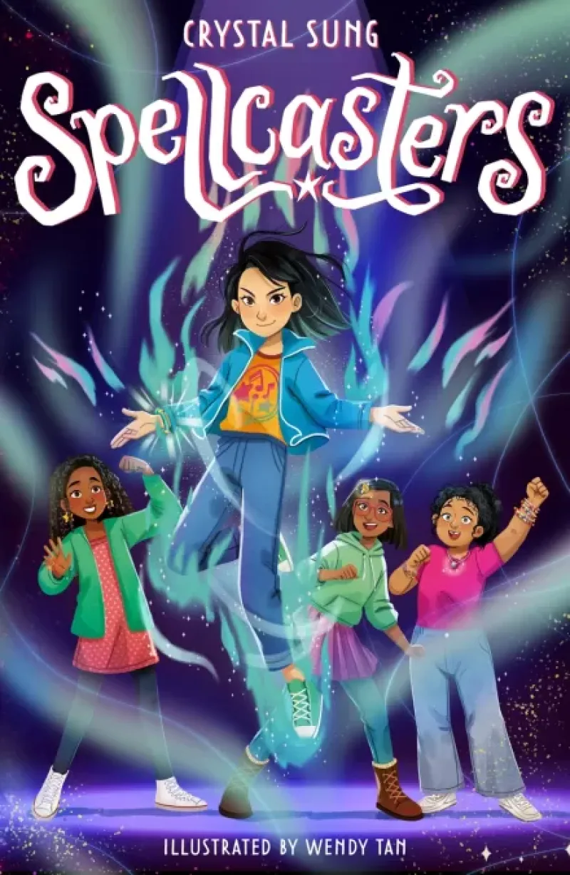 Book cover for 'Spellcasters'