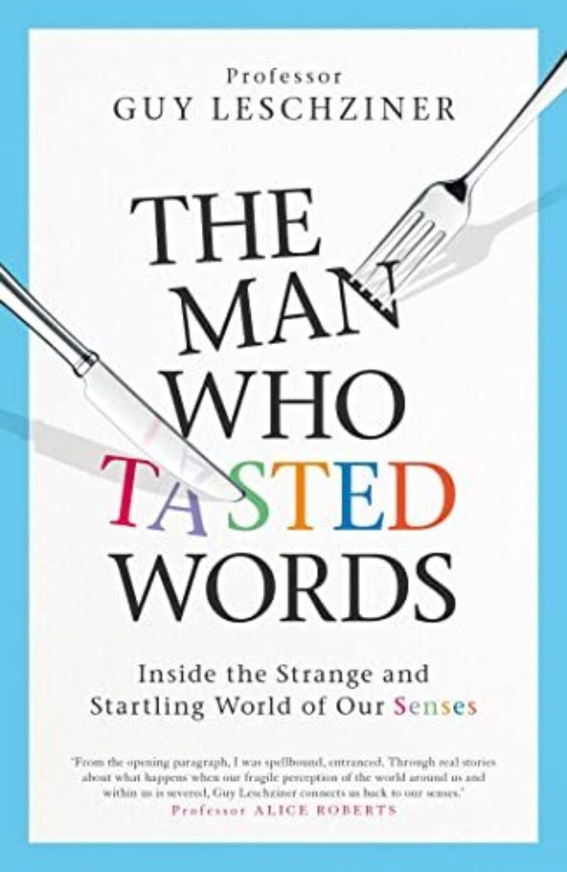 Book cover for 'The Man Who Tasted Words'